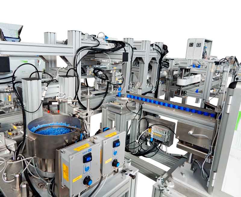 Sistema de ensamblaje para la producción de espray