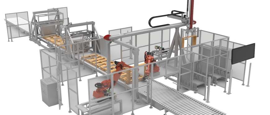 Automation for wooden pallet nailing
